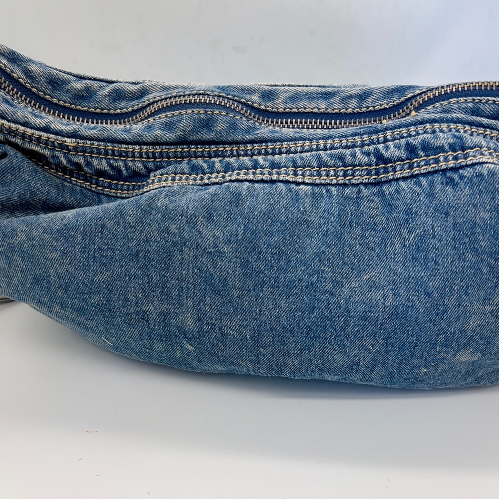 Denim women’s bag/ purse in Light Blue - Picture 5 of 7